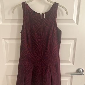 Free People Burgundy Dress